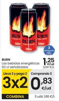 Oferta de Burn - Las Bebidas Energéticas por 1,25€ en Eroski