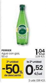 Oferta de Perrier - Agua Con Gas por 1,04€ en Eroski