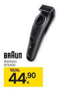 Oferta de Braun - Barbero BT5420 por 44,9€ en Eroski
