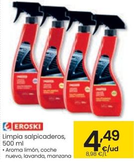 Oferta de Eroski - Limpia Salpicaderos por 4,49€ en Eroski