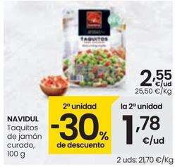 Oferta de Navidul - Taquitos De Jamón Curado por 2,55€ en Eroski