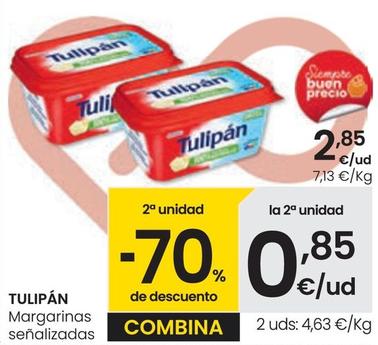 Oferta de Tulipán - Margarinas Señalizadas por 2,85€ en Eroski