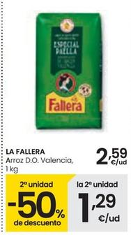 Oferta de La Fallera - Arroz D.O. Valencia por 2,59€ en Eroski