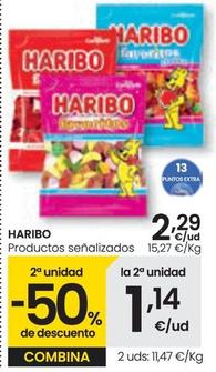 Oferta de Haribo productos Senalizados por 2,29€ en Eroski