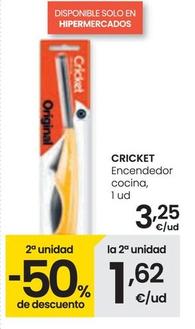 Oferta de Cricket - Encendedor Cocina por 3,25€ en Eroski