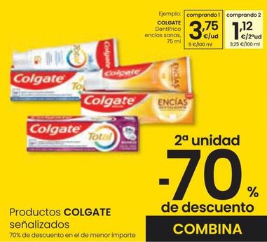 Oferta de Colgate - Dentífrico Encias Sanas por 3,75€ en Eroski