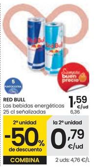 Oferta de Red Bull - Las Bebidas Energéticas por 1,59€ en Eroski