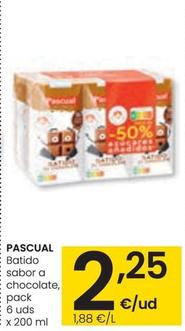 Oferta de Pascual - Batido Sabor A Chocolate por 2,25€ en Eroski