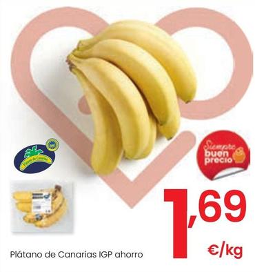 Oferta de Eroski - Plátano De Canarias Igp Ahorro por 1,69€ en Eroski