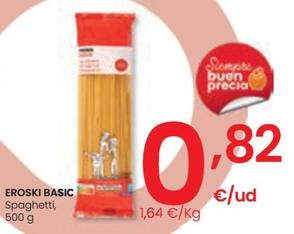 Oferta de Eroski Basic - Spaghetti por 0,82€ en Eroski