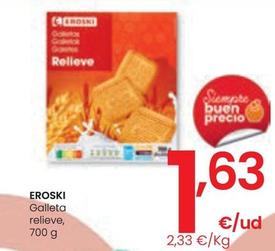 Oferta de Eroski - Galleta Relieve por 1,63€ en Eroski