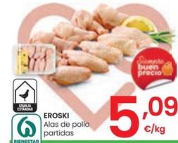 Oferta de Eroski - Alas De Pollo Partidas por 5,09€ en Eroski