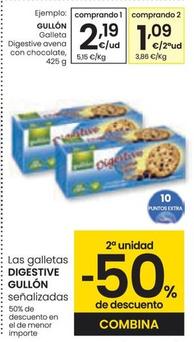 Oferta de Gullón - Galleta Digestive Avena Con Chocolate por 2,19€ en Eroski