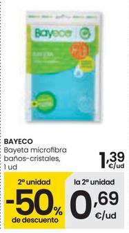 Oferta de Bayeco - Bayeta Microfibra Banos-Cristales por 1,39€ en Eroski