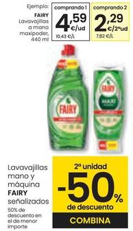 Oferta de Fairy - Lavavajillas A Mano Maxipoder por 4,59€ en Eroski