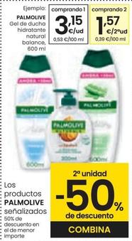 Oferta de Palmolive - Gel De Ducha Hidratante Natural Balance por 3,15€ en Eroski