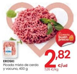 Oferta de Eroski - Picada Mixta De Cerdo Y Vacuno por 2,82€ en Eroski
