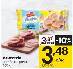 Oferta de Campofrío - Jamón De Pavo por 3,48€ en Eroski