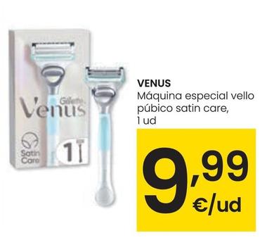 Oferta de Venus - Máquina Especial Vello Púbico Satin Care, 1 Ud por 9,99€ en Eroski