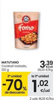 Oferta de Matutano - Cocktail Tostado por 3,39€ en Eroski