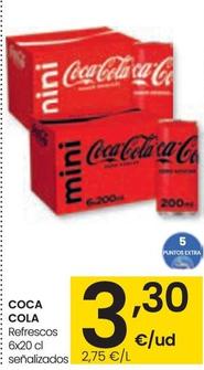 Oferta de Coca-Cola - Refrescos por 3,3€ en Eroski
