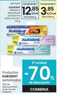 Oferta de Kukident - Adhesivo Dentadura Postiza Pro Doble Acción por 12,85€ en Eroski