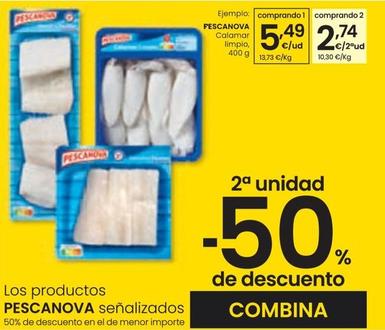Oferta de Pescanova - Calamar Limpio por 5,49€ en Eroski