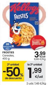Oferta de Kellogg's - Frosties Cereales por 3,99€ en Eroski