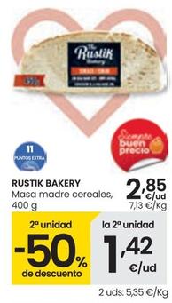 Oferta de The Rustik Bakery - Masa Madre Cereales por 2,85€ en Eroski
