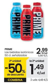 Oferta de Prime - Las Bebidas Isotónicas por 2,99€ en Eroski