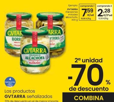 Oferta de Gvtarra - Corazones Mitades Alcachofa por 7,59€ en Eroski
