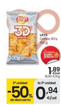 Oferta de Lay's - Conos 3d's por 1,89€ en Eroski