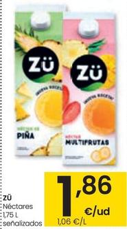 Oferta de Zü - Néctares por 1,86€ en Eroski
