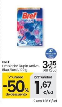 Oferta de Bref - Limpiador Duplo Active Blue Floral por 3,35€ en Eroski