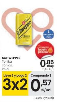 Oferta de Schweppes - Tónica por 0,85€ en Eroski