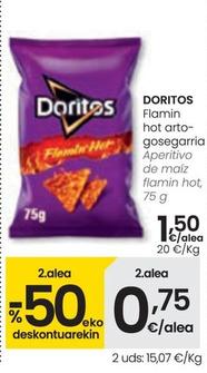 Oferta de Doritos - Aperitivo De Maíz Flamin Hot por 1,5€ en Eroski