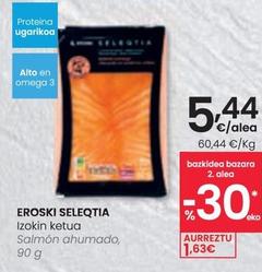 Oferta de Eroski - Salmón Ahumado por 5,44€ en Eroski