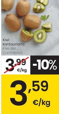 Oferta de Kiwi Del Cantábrico por 3,59€ en Eroski