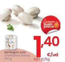 Oferta de Champiñón Blanco por 1,4€ en Eroski