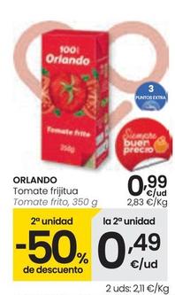 Oferta de Orlando - Tomate Frito por 0,99€ en Eroski