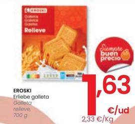 Oferta de Eroski - Galleta Relieve por 1,63€ en Eroski