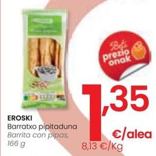 Oferta de Eroski - Barrita Con Pipas por 1,35€ en Eroski