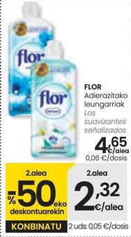 Oferta de Flor - Los Suavizantes Señalizados por 4,65€ en Eroski