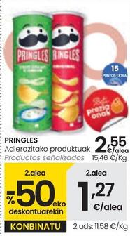 Oferta de Pringles - Productos Señalizados por 2,55€ en Eroski