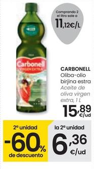 Oferta de Carbonell - Aceite De Oliva Virgen Extra por 15,89€ en Eroski