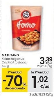 Oferta de Matutano - Cocktail Tostado por 3,39€ en Eroski