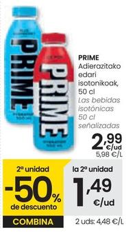 Oferta de Prime - Las Bebidas Isotónicas por 2,99€ en Eroski