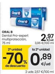 Oferta de Oral B - Dental Pro-Expert Multiprotección por 2,97€ en Eroski