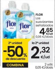 Oferta de Flor - Suavizantes por 4,65€ en Eroski