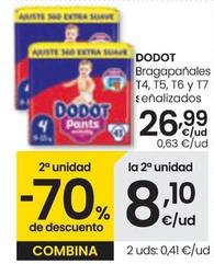 Oferta de Dodot - Bragapañales T4 por 26,99€ en Eroski